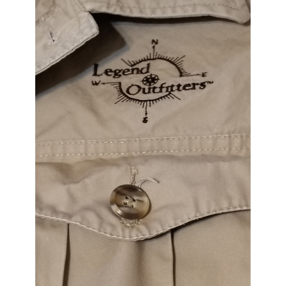 C. C. Filson Style 50 Khaki Utility Jacket Shooting Safari Fishing Mens Sz Large - Picture 4 of 11